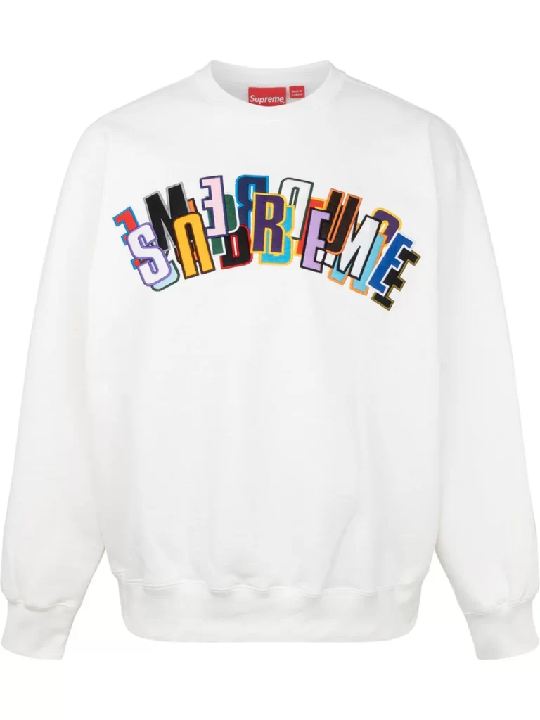 Supreme Stacked crew neck sweatshirt插图